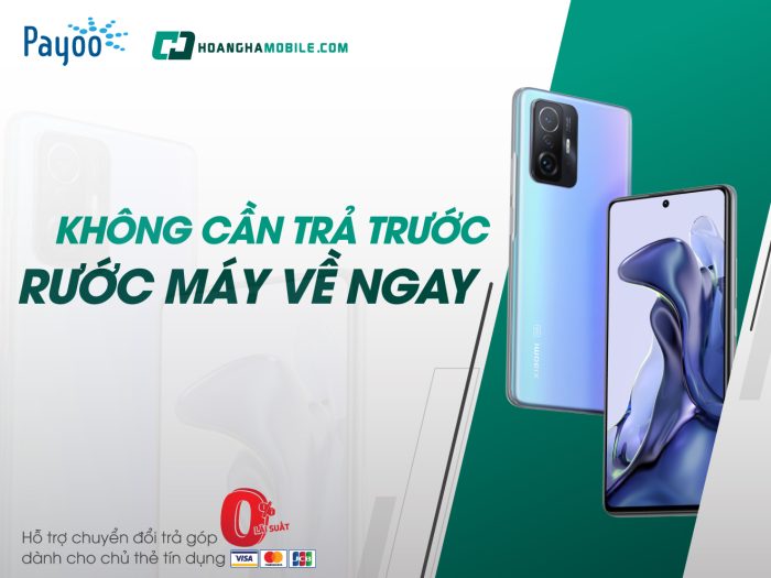 Từ tháng 06/2022, Payoo và Hoàng Hà Mobile phối hợp triển khai chương trình mua hàng trả góp 0% lãi suất dành cho chủ thẻ tín dụng. Theo đó, khách hàng mua sắm sản phẩm công nghệ, điện máy tại Hoàng Hà Mobile có thể chia nhỏ số tiền của đơn hàng để thanh toán với kỳ hạn 6 tháng.