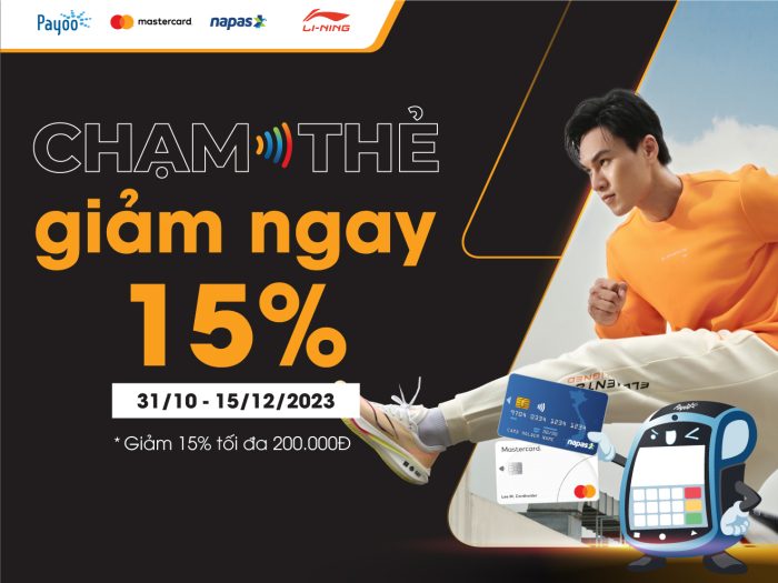 Đến Li-Ning, rung rinh ưu đãi 15% tối đa 200.000đ